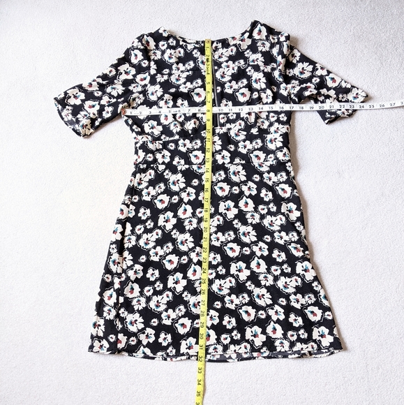 Topshop floral short sleeve dress size 8 - Picture 8 of 8